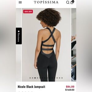 Topissima Nicole Black Jumpsuit